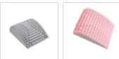 Premium back stretcher pillow with acupressure design to relieve neck, lumbar, and sciatica pain