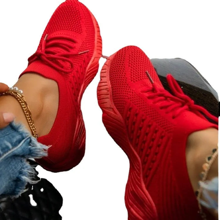 Women's thick sole sneakers in dad shoe style available in eight colours from white to blue