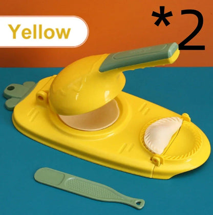 Ergonomic dumpling press tool made of food-grade plastic for easy and convenient homemade dumplings