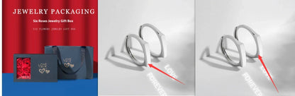 Elegant S925 sterling silver rings with a hidden love pattern design, adjustable sizing for a personalized fit.