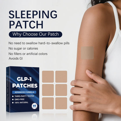 Pack of 60 reusable white sleep aid care patches for men and women