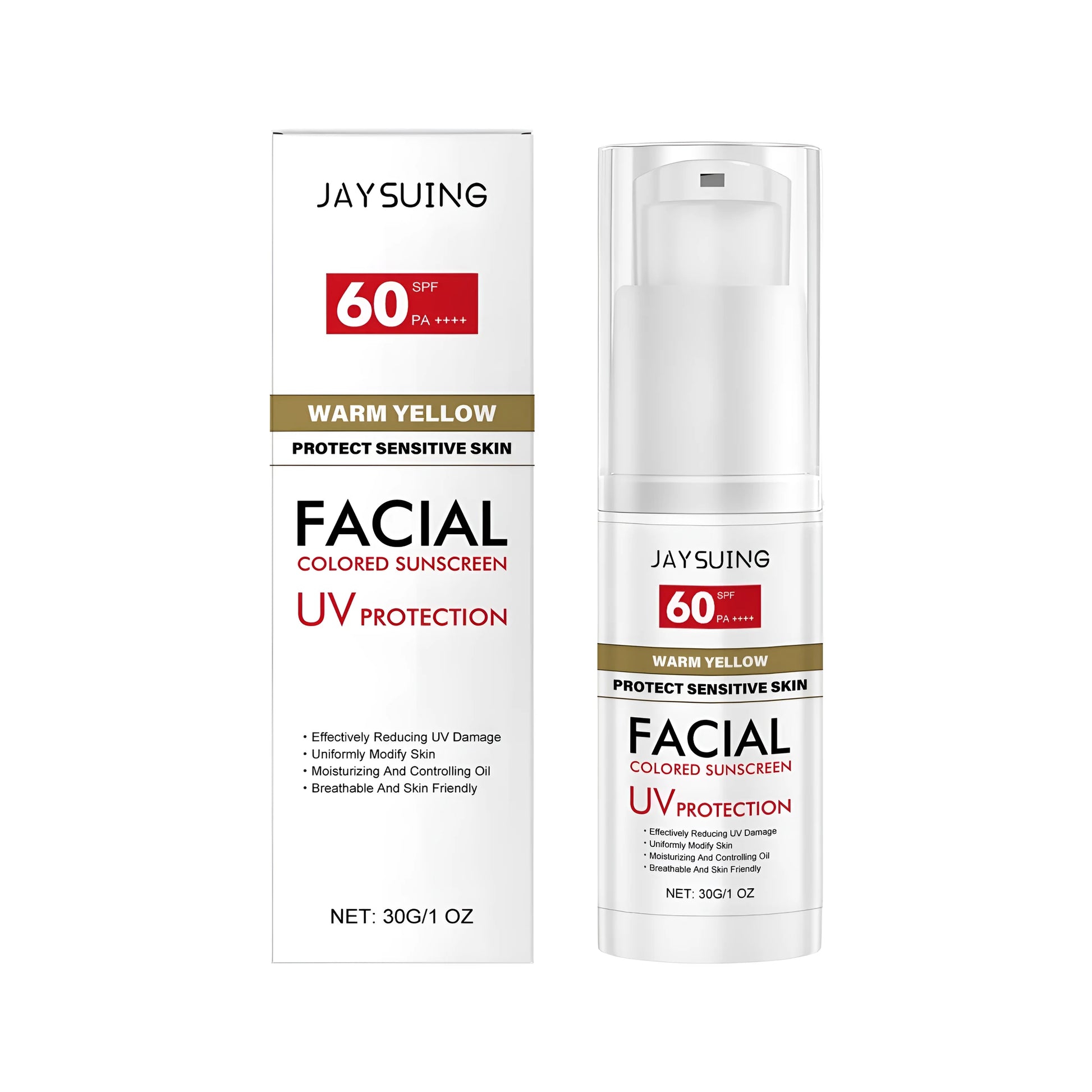 30g tube of SPF 50+ PA++++ lightweight sunscreen with hyaluronic acid and Centella asiatica extract.