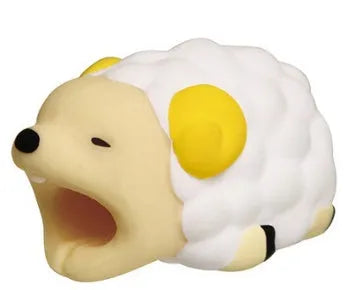 Animal-themed cable protector sleeve for Apple iPhone charging cables