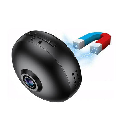 1080p wireless WIFI surveillance camera with wide-angle lens for home security monitoring