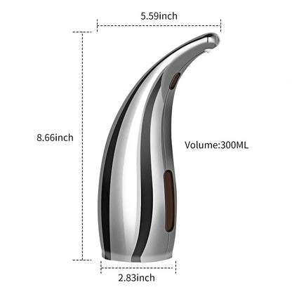 Infrared Smart Sensor Automatic Liquid Soap Dispenser with adjustable output and visible window