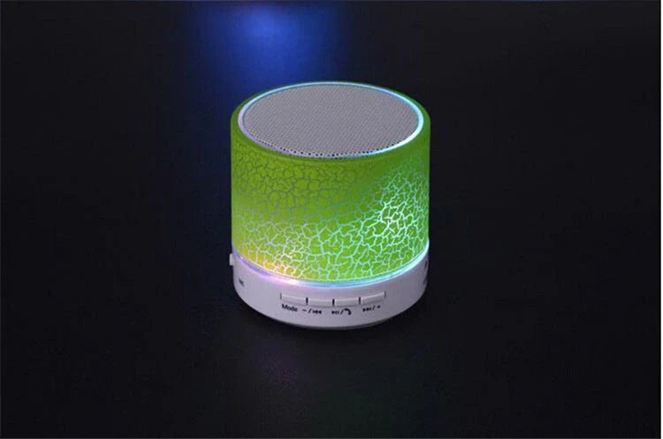 Compact wireless Bluetooth speakers in various colours, featuring premium audio components and sleek, durable design