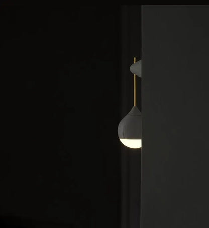 Inductive night light with human body motion sensor, LED, 149mm x 61mm x 56mm, PC shade, Nutcracker and Morandi Grey