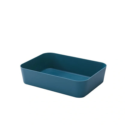 Plastic drawer organiser for underwear storage in multiple sizes and colours