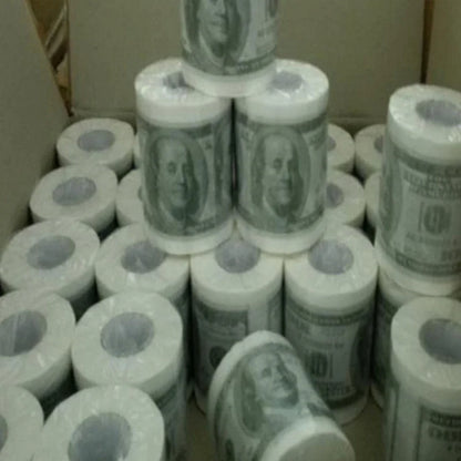 Hillary Donald Trump Roll It toilet paper, 100% wood pulp, 240 knots per roll