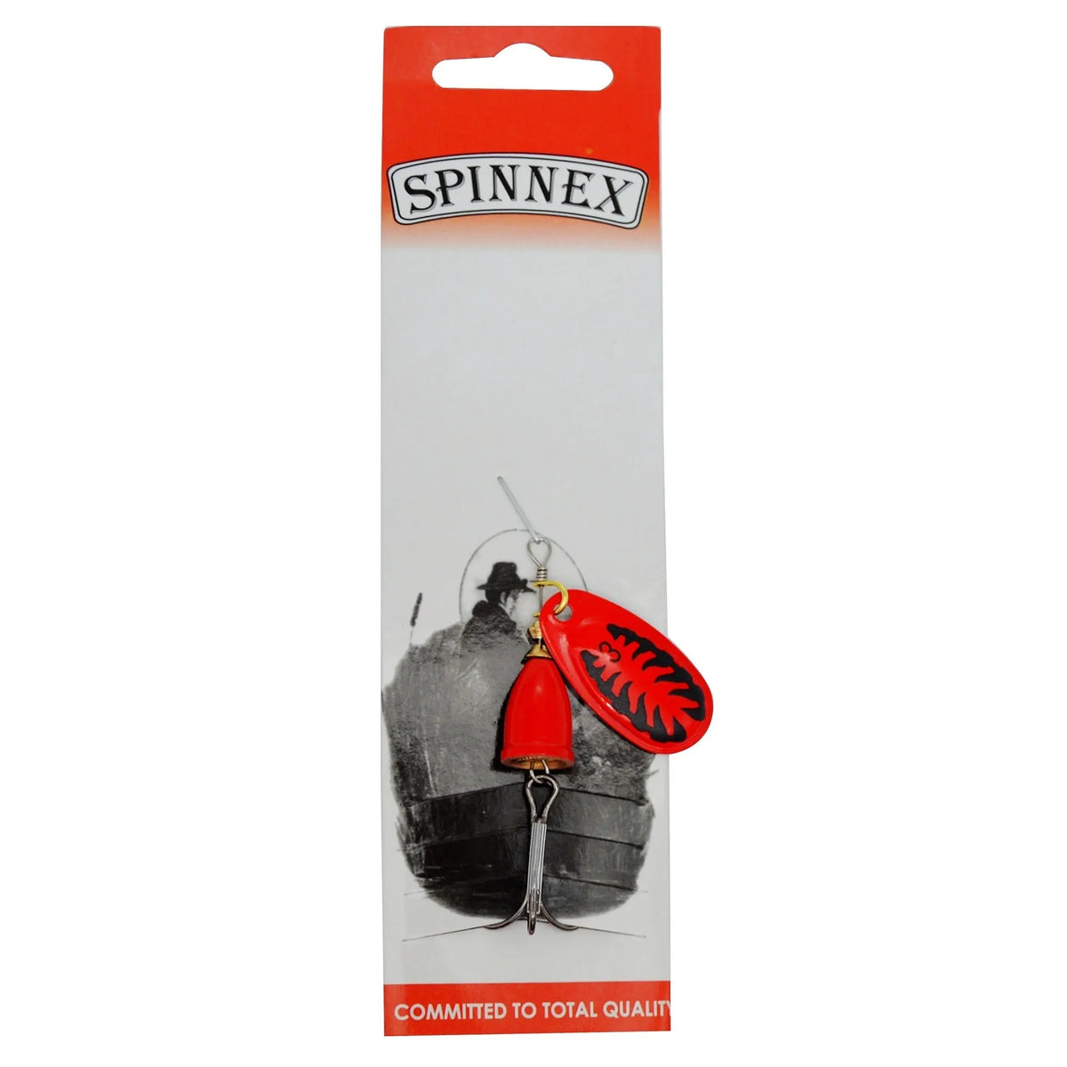 R composite rotating sequins copper bell fishing lure in seven colours showing 3# size and metal construction