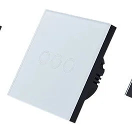 86mm touch switch with tempered glass panel for low power lighting in UK homes