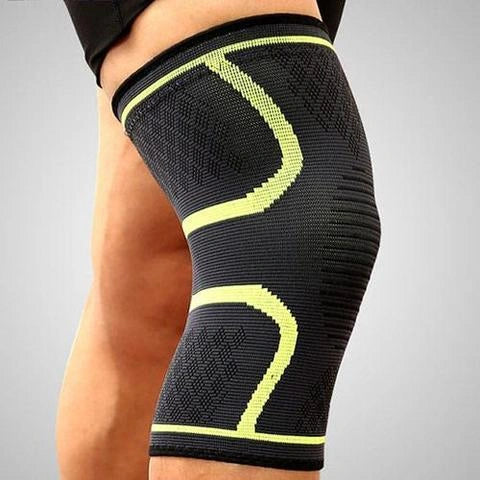 Anti-slip breathable knee support in various colours and sizes