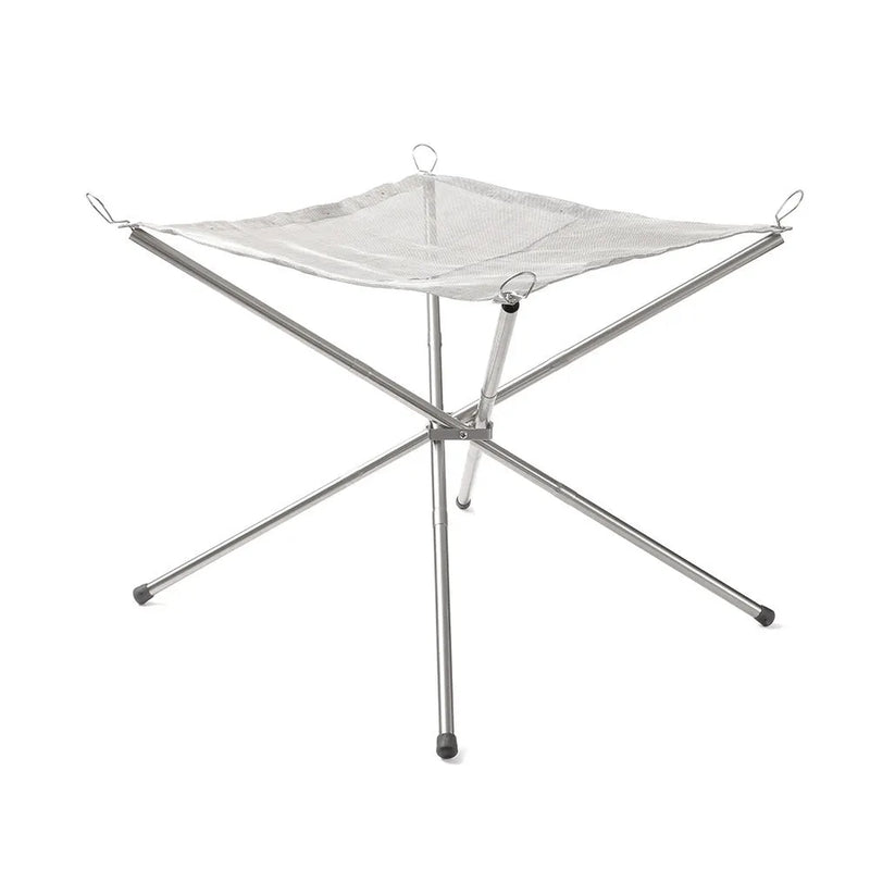 Stainless Steel Barbecue Net for More Than Five People with Grill for Large and Medium Sized Outdoor Barbecues in Silver Colour