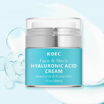 KOEC Retinol Neck Cream 50g container for moisturising and reducing fine lines on neck