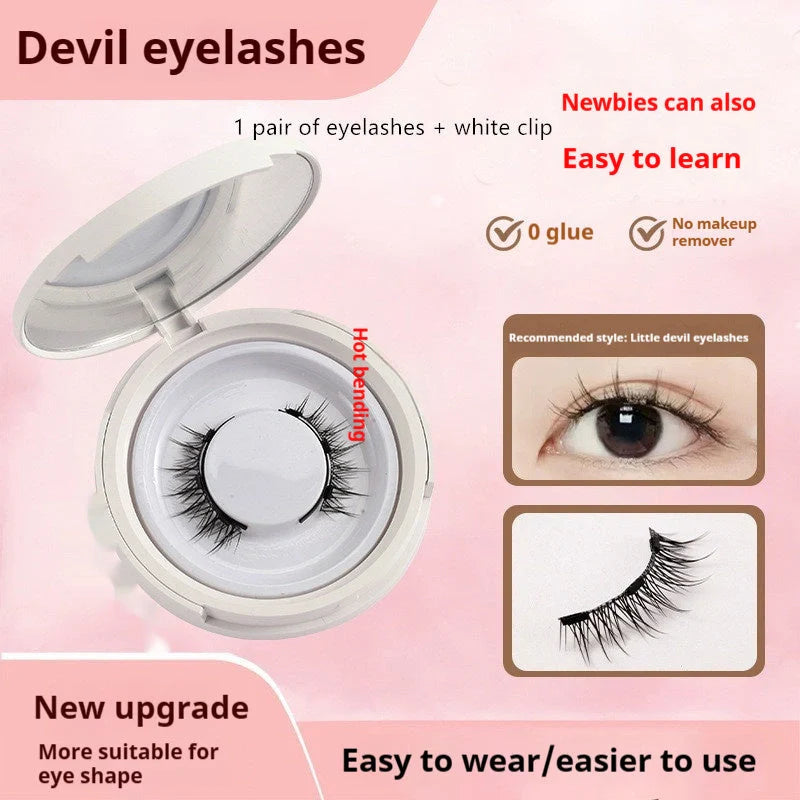 Luxurious magnetic mink false eyelashes for easy application and a glamorous look.