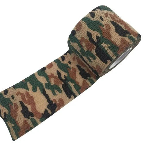 Self-Adhesive Camouflage Elastic Bandage for secure first aid support