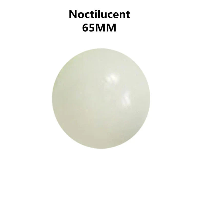 Colorful, luminous stress relief balls with a sticky surface for bouncing, squeezing, and sticking to surfaces