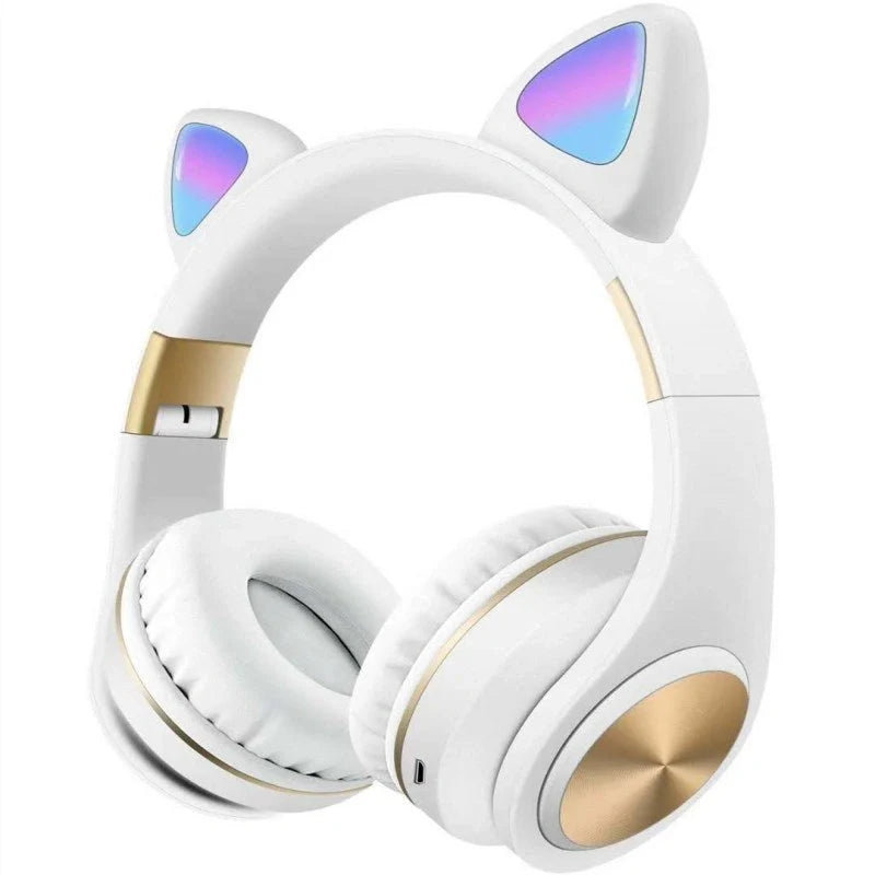 Cat Ear Bluetooth Headset in various colours with wireless connectivity