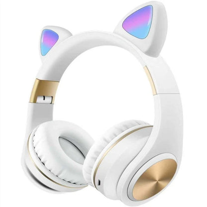 Cat Ear Bluetooth Headset in various colours with wireless connectivity
