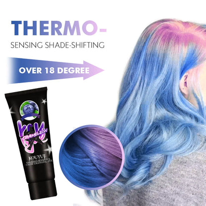 Professional Thermochromic Hair Dye Cream with colour changing effect