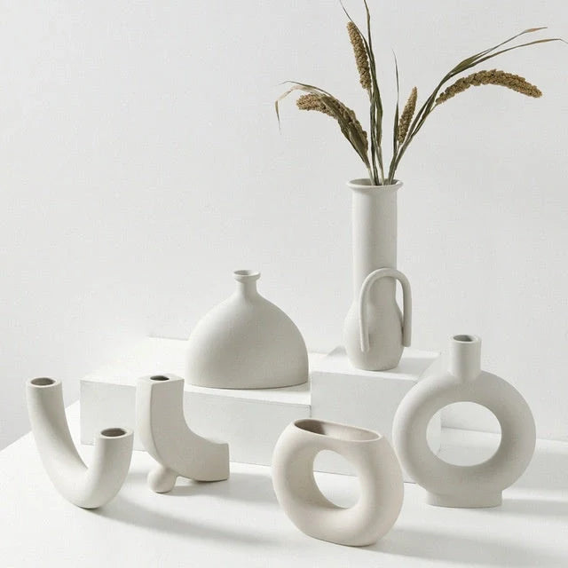 Elegant Nordic Ceramic Vase for stylish home decor