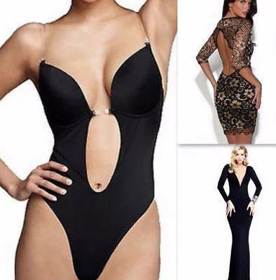 Backless shapewear bra designed to provide a smooth, flattering silhouette under summer dresses
