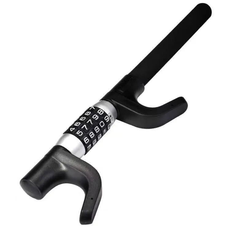 Car anti-theft password steering wheel U-lock in alloy steel with combination dial