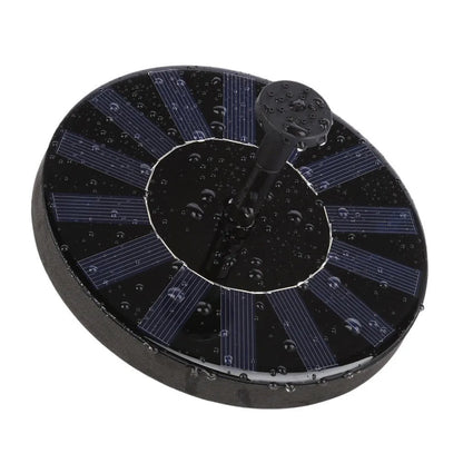 16cm circular solar fountain pump for garden water features