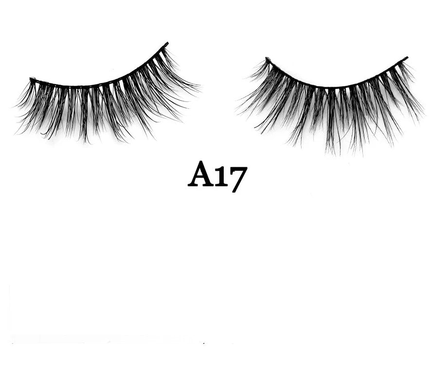Handmade 3D mink false eyelashes showing 12mm length and 0.07mm diameter fibres for natural volume