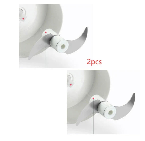 A versatile manual food chopper with self-locking blade mechanism, suitable for chopping a variety of ingredients in the kitchen.
