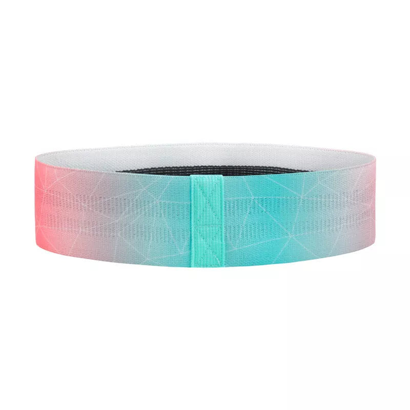 Pure cotton yoga resistance band for buttocks and hip exercises in various colors and sizes