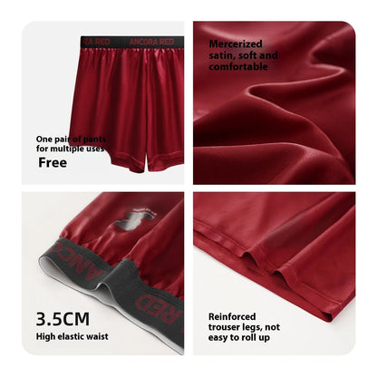 Solid colour men's boxer briefs on a mid-waist, showing elasticated band and knitted polyester fabric.