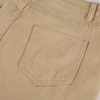 Spice Girls inspired high waist bell bottom jeans in black, brown, and white
