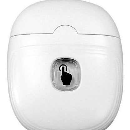 Rechargeable electric nail scissors with built-in LED light for effortless, mess-free nail trimming and shaping
