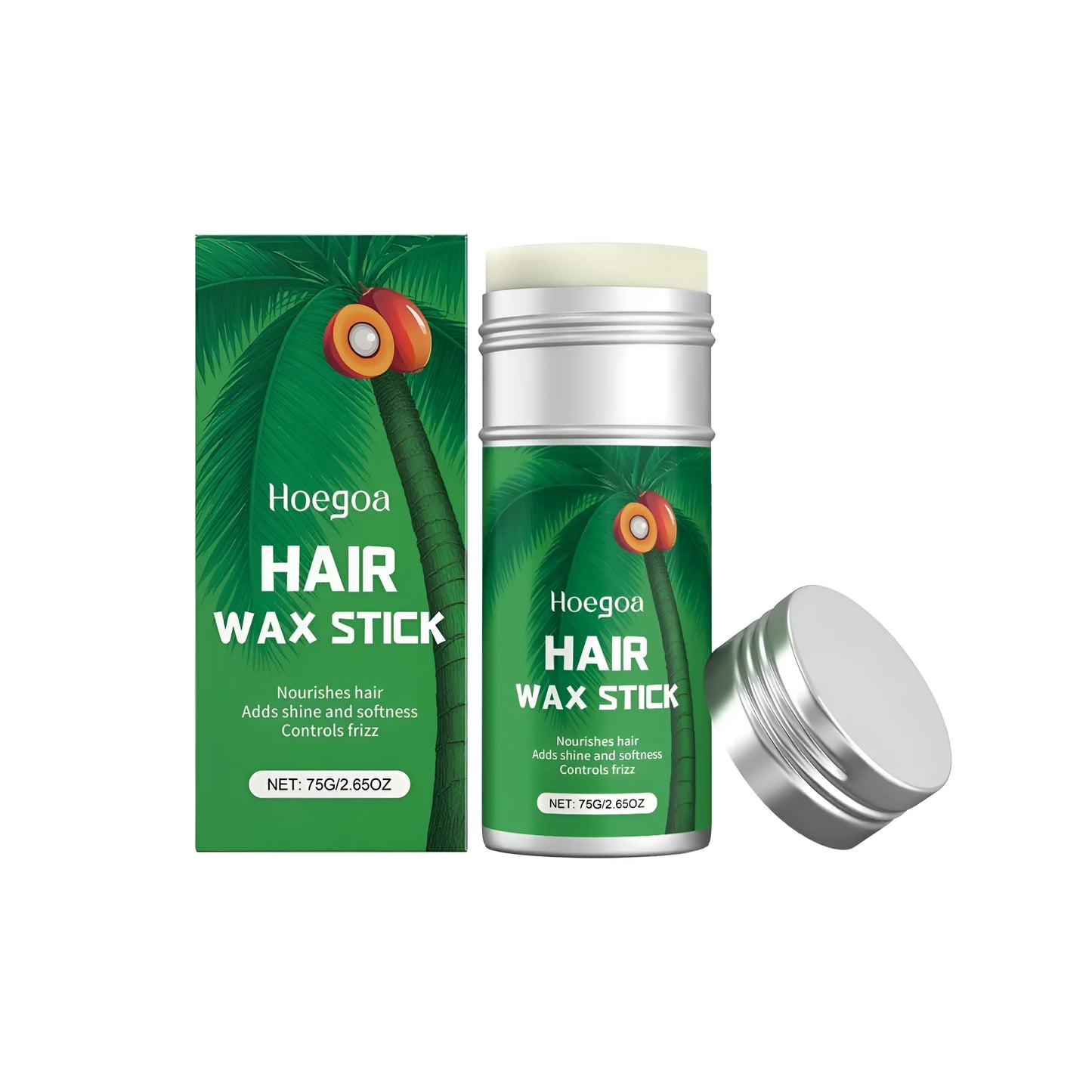 75g hair wax stick with beeswax and shea butter styling product