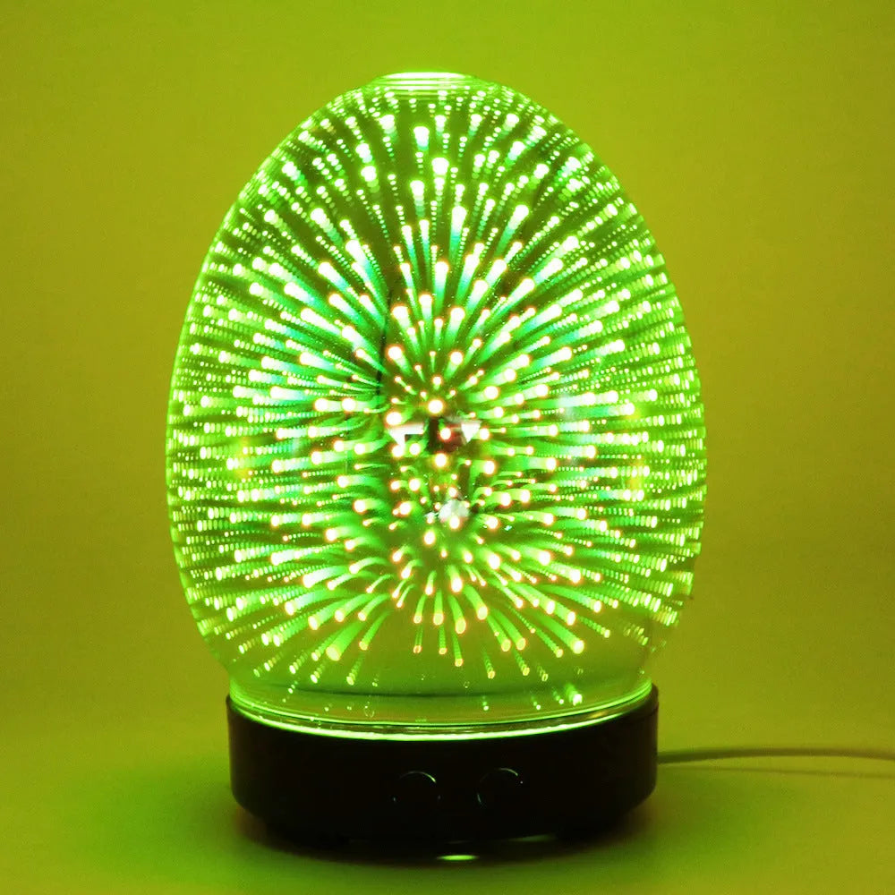 Ultrasonic tabletop air humidifier with touch control panel and water tank