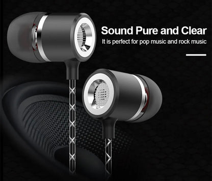 Fanbiya S1 black ear hook earphones with inline microphone and control module on the cable.