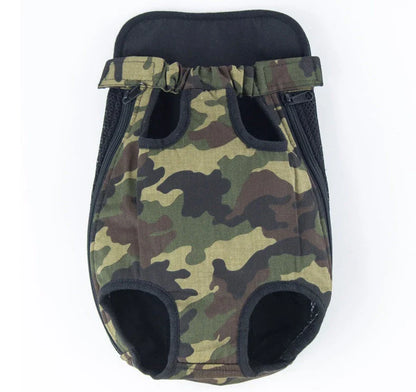 Versatile pet carrier backpack made of breathable mesh material for dogs in various sizes and colors