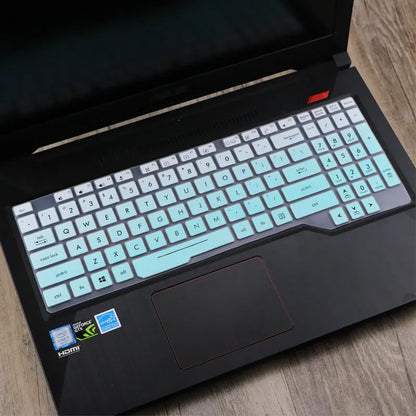 ASUS Flight 15.6-inch laptop keyboard protective film cover in translucent colour on keyboard