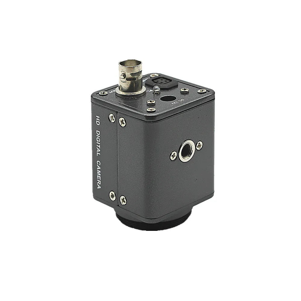 HC-109 black metal industrial gun camera for microscope inspection with high resolution imaging