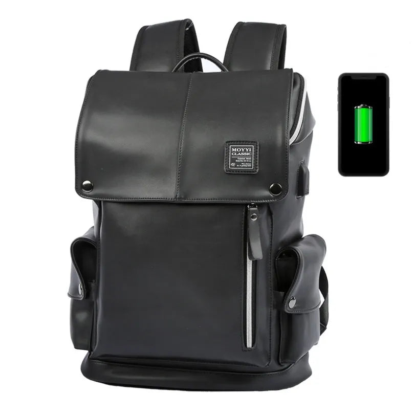 Square vertical crossbody bag in high quality PU with double root strap, car suture detail, 31x17x44cm, black or black and white