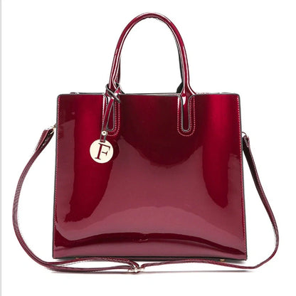 3 Sets Leather Handbags in various colours with zipper closure and cell phone pocket