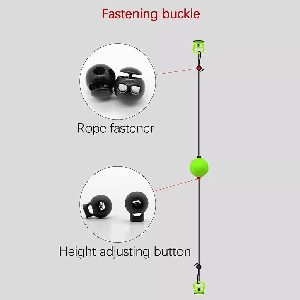 Green PU Suction Cup Suspended Boxing Speed Ball for training