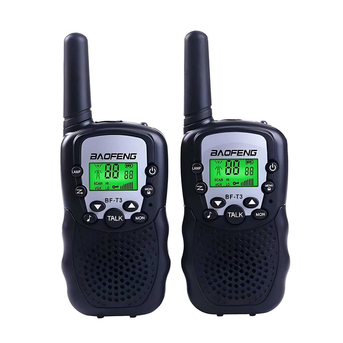 Children's walkie talkie handheld station in choice of five colours with 22 channels