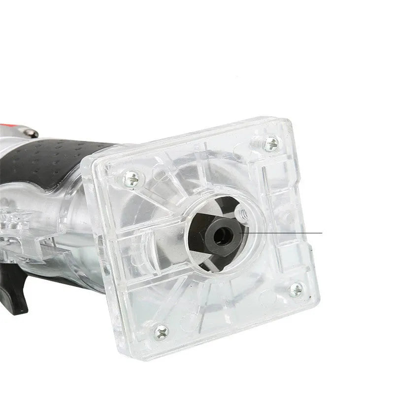 800W Electric Wood Polishing Trimmer with aluminium alloy body and dustproof casing