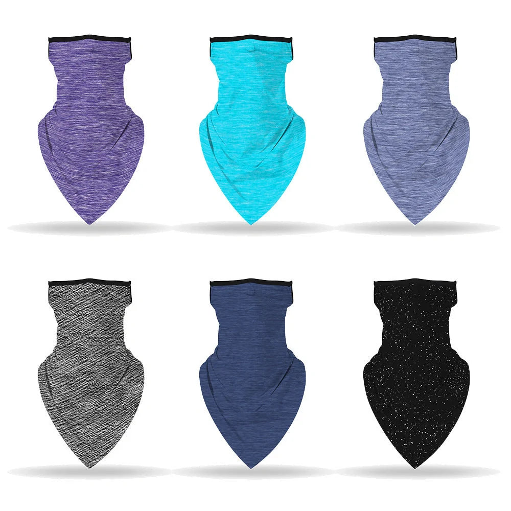 Breathable magic triangle scarf in various colors for outdoor sports