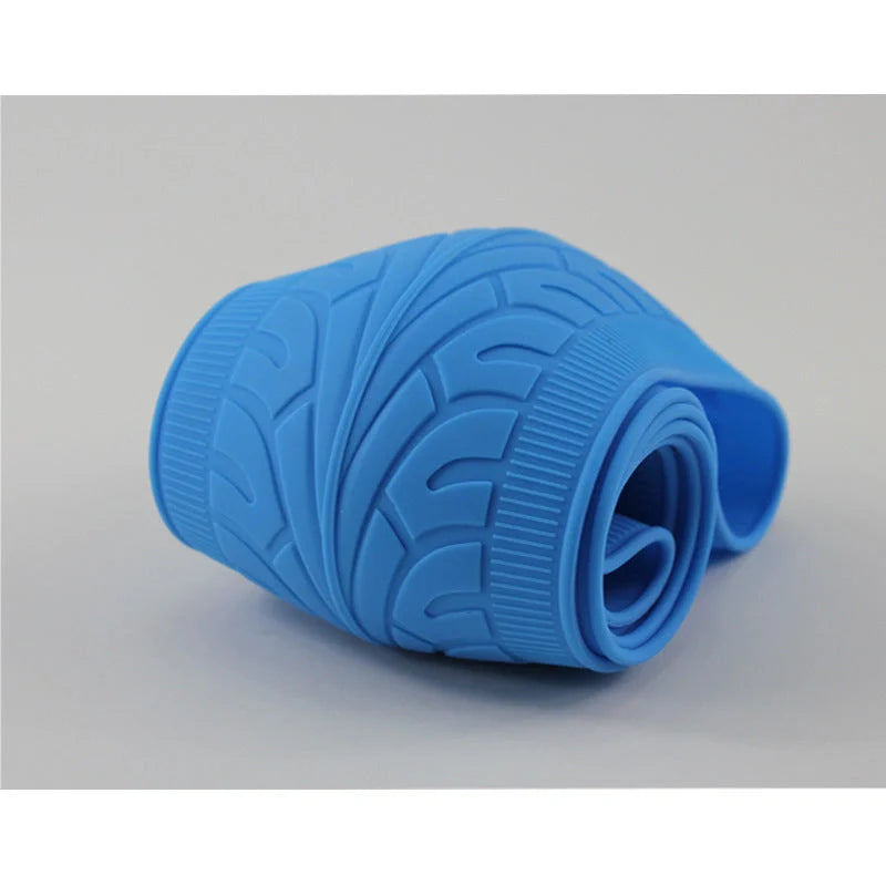 Anjiemei Silicone Steering Wheel Cover in various colours with crocodile pattern design