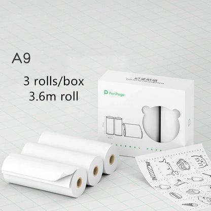 Compact Bluetooth thermal printer for instant photo printing, with wireless connectivity and customizable templates