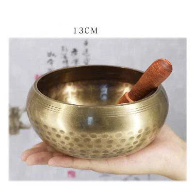 Premium Tibetan singing bowl with rich, harmonious tones for meditation and relaxation