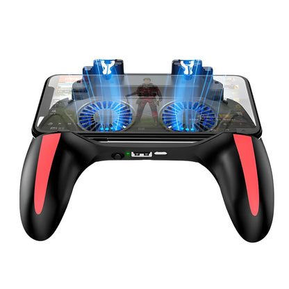 H10 mobile phone game controller showing touch screen interface on ABS plastic body.